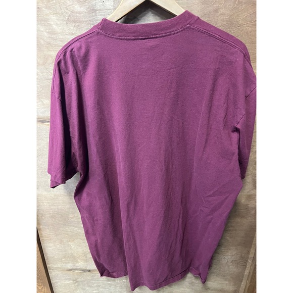 Santa Cruz Mens Burgundy Checkered Dot Logo Graphic T-Shirt Short Sleeve XL - Picture 3 of 5